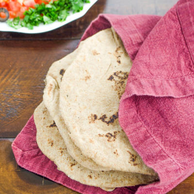 tortillas de farine de blé entier