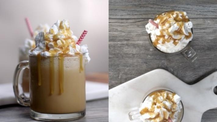 frappucino au caramel