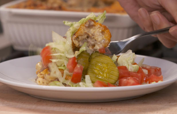 cheeseburger mac et fromage