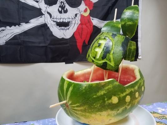 suceur de bateau pirate melon d'eau