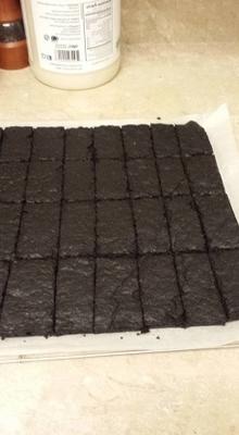brownies au chocolat noir moelleux