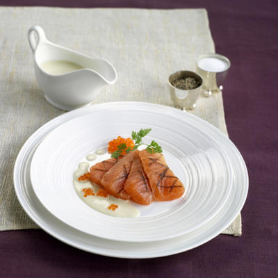 filet royal poêlé à la sauce anglaise 'mieux que le champagne'