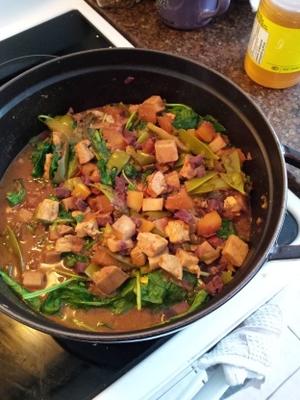 curry thai épicé au tofu