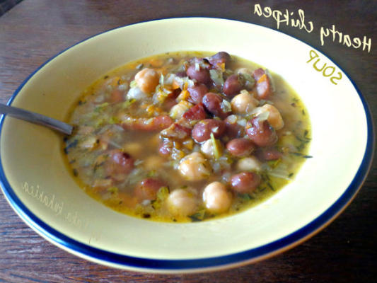 soupe copieuse de pois chiches