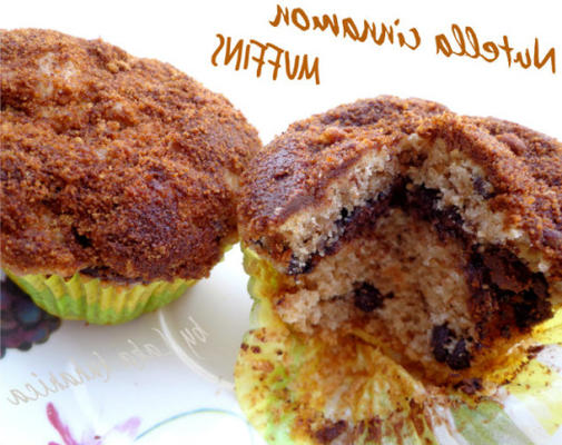 Muffins au nutella et à la cannelle