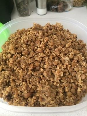 majadera (lentilles, oignons et riz)