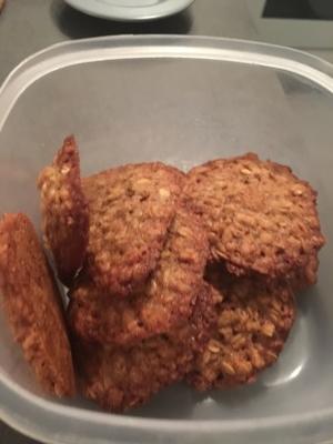 biscuits à l'avoine au sucre brun d'érable