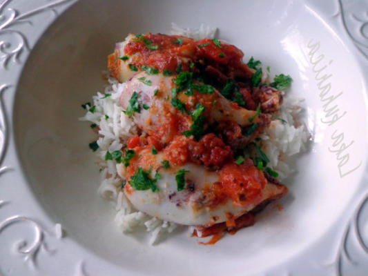 calamars farcis au four