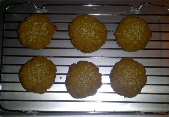 biscuits au beurre de sésame (tahini)