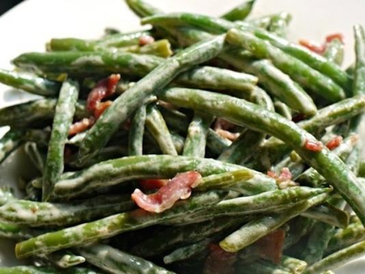 haricots verts sautés du ranch au bacon