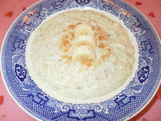 kate's banane crème sans gluten de céréales chaudes au riz pour adultes