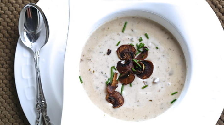 Velouté de champignons sauvages sans gluten