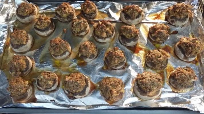 champignons farcis sans gluten