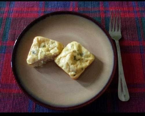 Frittatas au jambon et au fromage