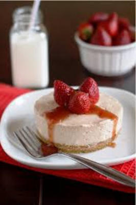 mini desserts à la fraise