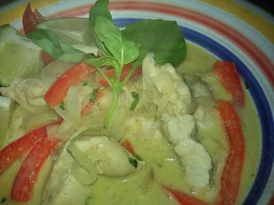 curry de poulet vert thai simple