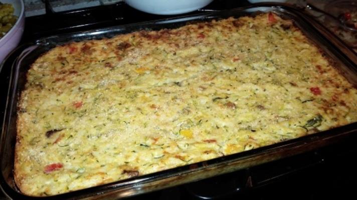 casserole de riz aux courgettes