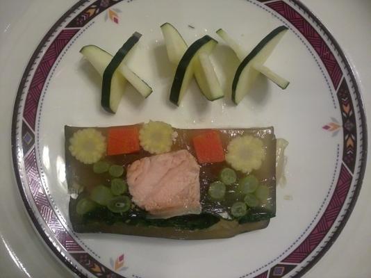 terrine de saumon et légumes