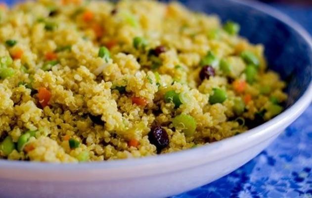 salade de quinoa et edamame au curry (végétalien et sans gluten)