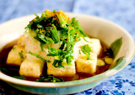tofu de légume cuit au four