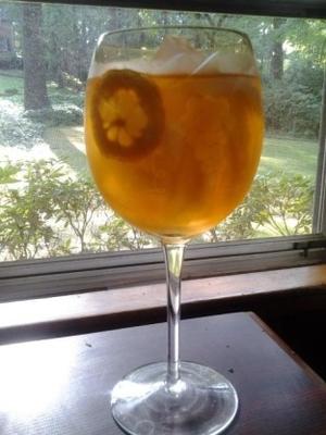 thé sucré au citron délicieusement réconfortant