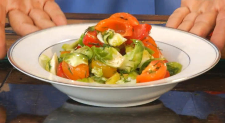 recette de salade d'été aux tomates cerises