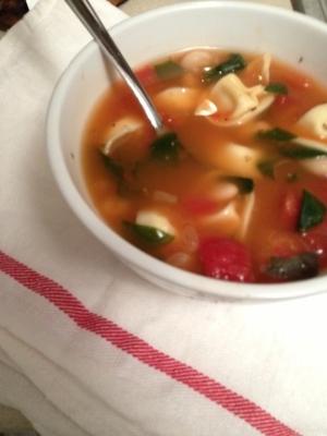 soupe italienne de tortellini