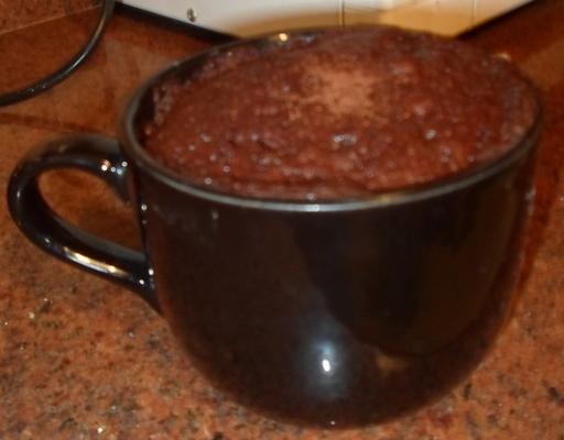 le mug-cake aux 5 minutes de nutella