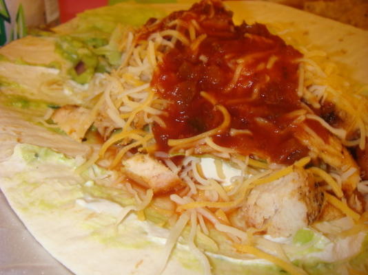 poulet taco grillé