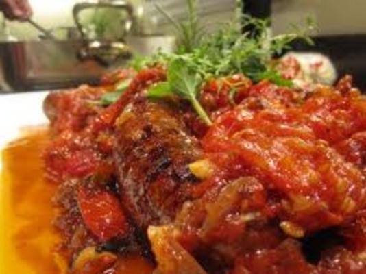 saucisse italienne à la tomate ragu