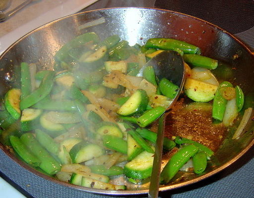Légumes sautés au curry