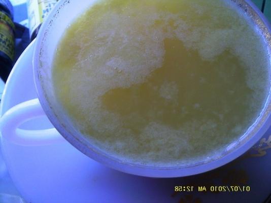 jus d'orange chaud remède froid