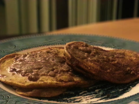 crêpes streusel à la citrouille et à la cannelle