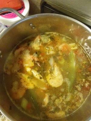 soupe de poisson-chat (caldo de bagre)