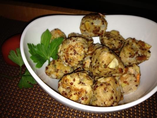 boulettes de dinde et de thym au quinoa