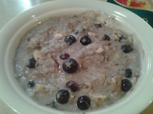 Avoine à la banane et aux amandes