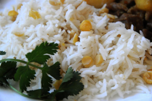 beurre et riz aux lentilles (Birmanie)