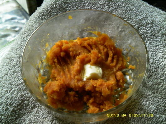 salade de kumara à l'orange et au gingembre (patate douce)