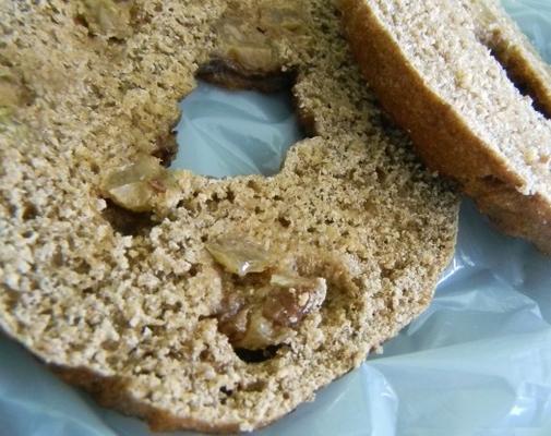bagels au levain cannelle - raisins