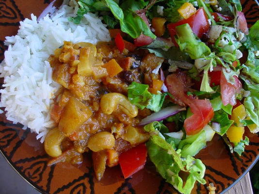 curry végétalien navet