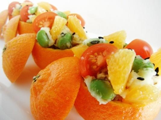salade de pommes de terre coupe orange coupe