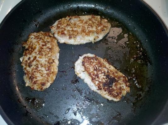 côtelette persane (kotlet) avec dinde hachée