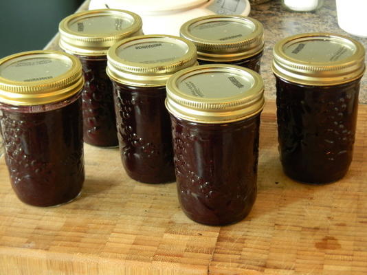 confiture de raisin de jardin