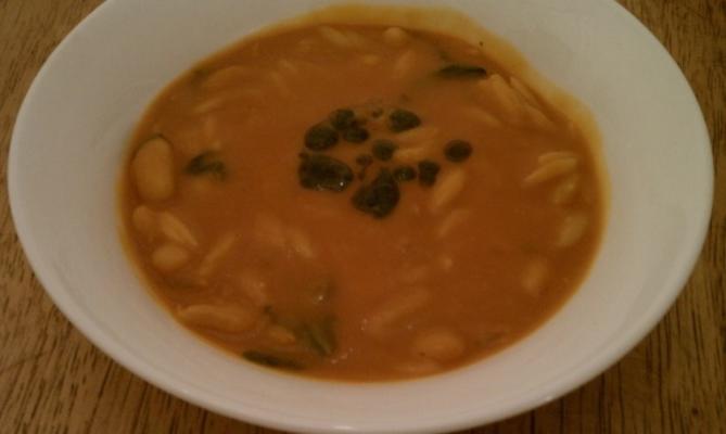 soupe a la tomate florentine facile (vegan aussi!)
