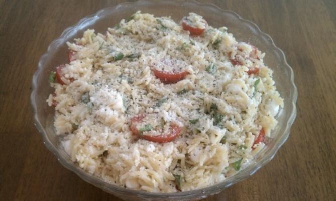 salade d'orzo caprese