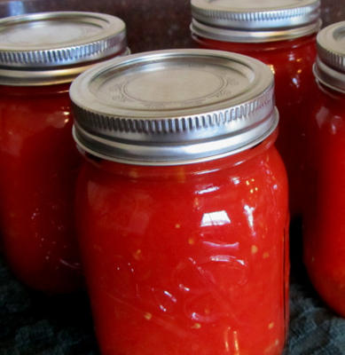 tomates concassées en conserve