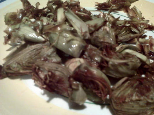 petits artichauts panés