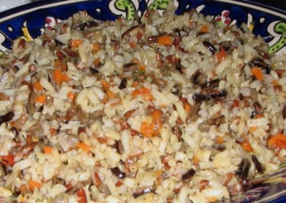 Pilaf de riz sauvage au homard rouge (copycat)