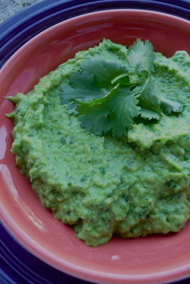 guacamole de pois sucré