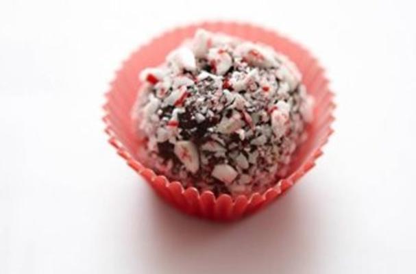 truffes de canne de bonbon (la dolce vida)